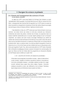 Les outils scientifiques en elementaire