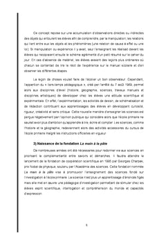 Les outils scientifiques en elementaire