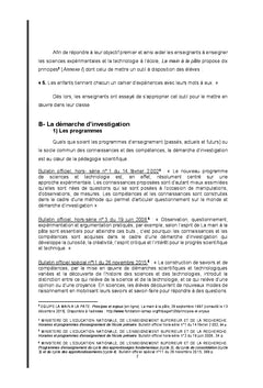 Les outils scientifiques en elementaire