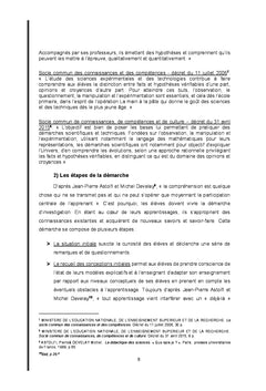 Les outils scientifiques en elementaire