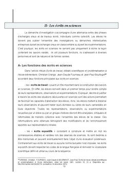 Les outils scientifiques en elementaire