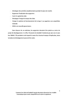 Réinventer le modèle économique des clubs de football Français