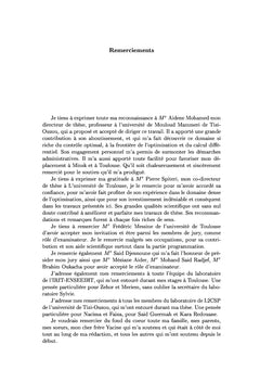 Resolution des problemes parametrès de controle optimal