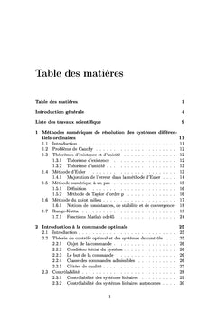 Resolution des problemes parametrès de controle optimal
