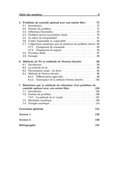 Resolution des problemes parametrès de controle optimal