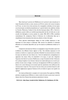 SIG, Teledetection et cartographie du risque d'incendie de forets