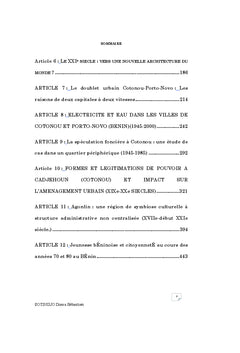 Des aspects de l'histoire du Bénin