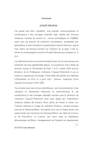 Des aspects de l'histoire du Bénin