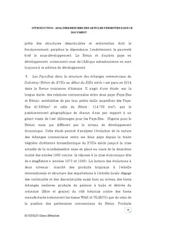 Des aspects de l'histoire du Bénin