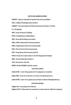 Etude historique de l'exploitation de l'eucalyptus
