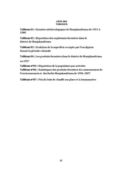 Etude historique de l'exploitation de l'eucalyptus