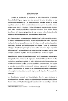 Etude historique de l'exploitation de l'eucalyptus