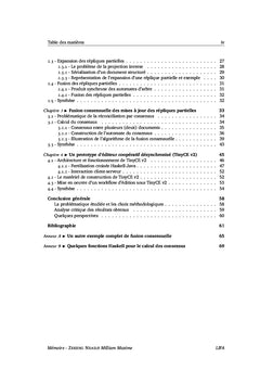Un algorithme de réconciliation des répliques partielles d'un document
