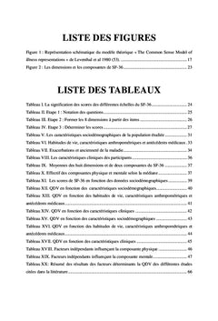 Qualite de vie et bronchopneumopathie chronique obstructive