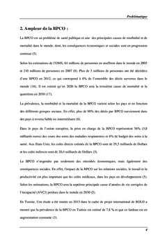 Qualite de vie et bronchopneumopathie chronique obstructive