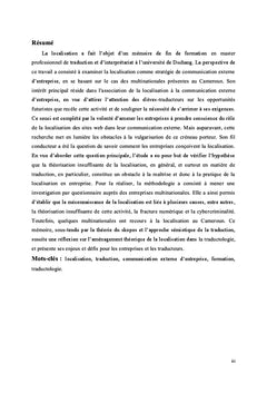 La localisation en traduction : une panacee pour les multinationales