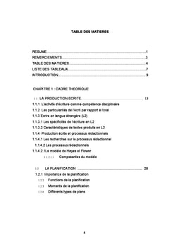 L'enseignement explicite de la planification