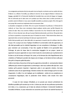 Telecollaboration en creative teaching et creative writing en FLe