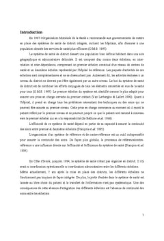Mise en place d'un systeme de reference et de contre-reference