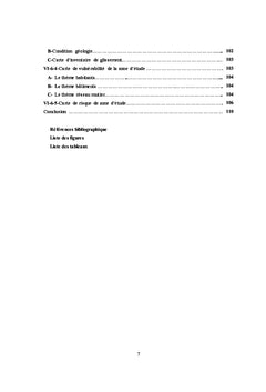 Contrôle les facteurs géologiques, Elaboration d'un SIG
