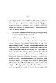 Les politiques publiques dans un dédale?