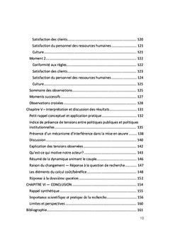Les politiques publiques dans un dédale?