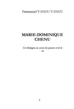 Le Pere Marie-Dominique Chenu