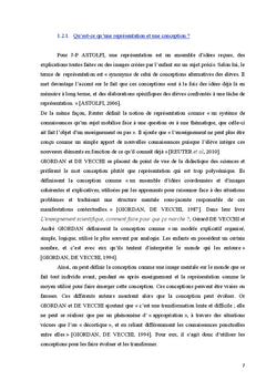 Les representations traduisent-elles les obstacles aux apprentissages?