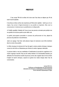 Nouvelle approche de traitement des eaux de surface: