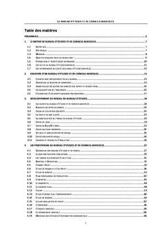Le bureau d'etudes et de conseils agricoles
