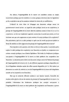 La reserve impartageable des societes cooperatives
