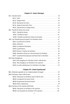 Etude et optimisation des procédés de distillation solaire