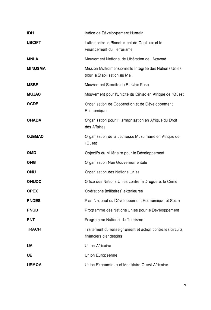 Lutte contre le financement du terrorisme au Burkina Faso