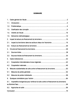 Lutte contre le financement du terrorisme au Burkina Faso