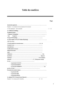 Sécurité réseaux informatique : Applications aux VPN