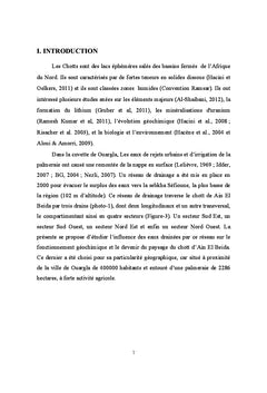 Action anthropique et dysfonctionnement des Zones Humides Bas Sahara
