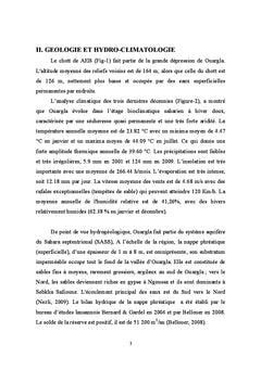 Action anthropique et dysfonctionnement des Zones Humides Bas Sahara