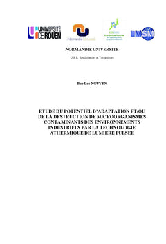 Etude De La Technologie Athermique De Lumiere Pulsee