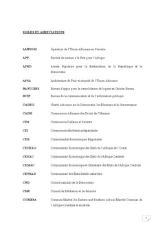 Les changements anticonstitutionnels de gouvernement en Afrique