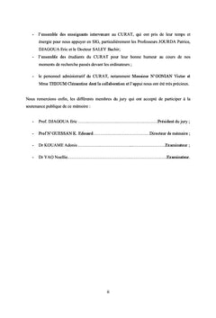 Apport des SIG dans l'evaluation des reboisements en cote d'Ivoire