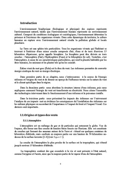 L'impacte d'un parc eolien sur l'environnement au sud Algerien