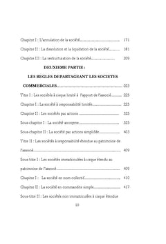 Ohada Droit des societes commerciales