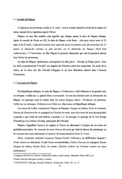 La fete de PAques et son influence sur le budget de la famille tcheque