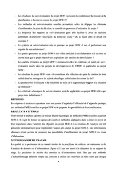 systeme de Planification du Monitoring et d'evaluation (PMES)
