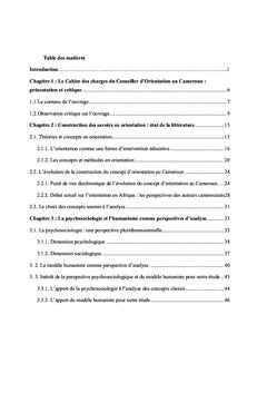 L'intervention éducative en orientation-conseil au Cameroun