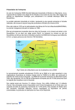 Étude d'intégration de la centrale éolienne sur le réseau SNIM-SOMELEC