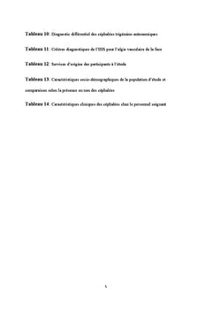 Les céphalées primaires chez le personnel soignant