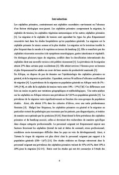 Les céphalées primaires chez le personnel soignant
