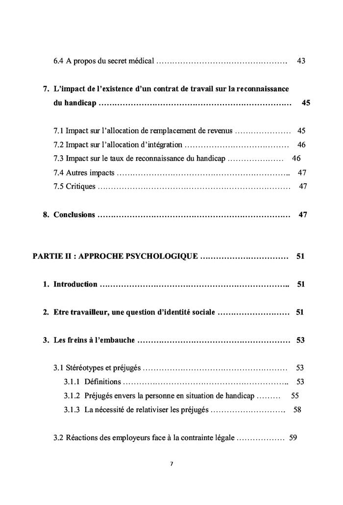 Handicap et travail ordinaire: comment favoriser l'inclusion?