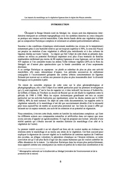 Les impacts du maraîchage sur la végétation ligneuse